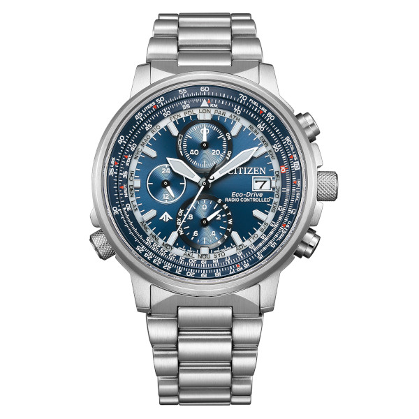シチズン CITIZEN Promaster AT8300-58L シチズン エコドライブ 電波 クロノグラフ ウォッチ【ベルト調整無料】