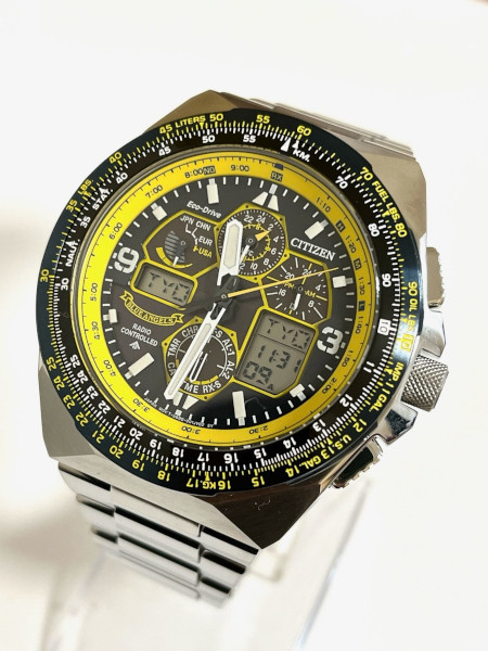 【即納可能】【ベルト調整無料】シチズン CITIZEN エコドライブ ブルーエンジェルズ 電波時計 ウォッチ メンズ 腕時計 JY8125-54L