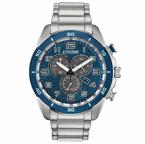 シチズン 逆輸入 エコドライブ メンズ クロノグラフ ウォッチ CITIZEN AT2440-51L【送料無料】【代引手数料無料】