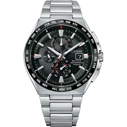 シチズン CITIZEN Promaster AT8234-85E シチズン エコドライブ 電波 クロノグラフ チタン ウォッチ【送料無料】【ベルト調整無料】|StarMart