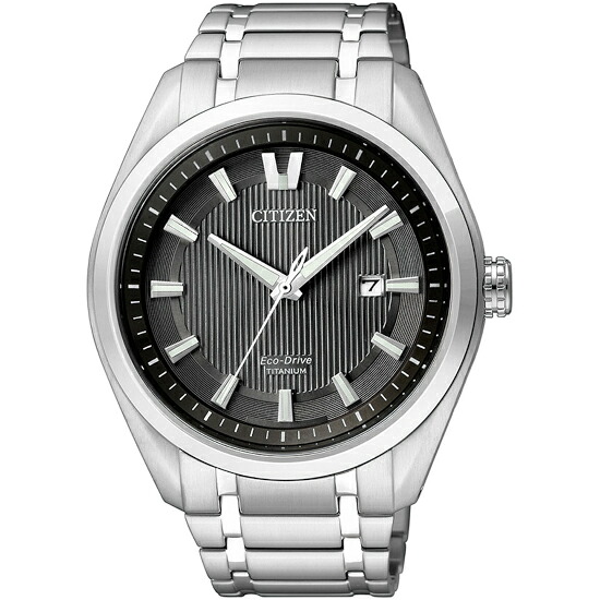 シチズン CITIZEN AW1240-57E エコドライブ ウォッチ 腕時計 チタン メンズウォッチ【ベルト調整無料】