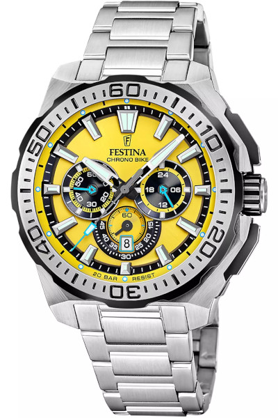 【ベルト調整無料】フェスティナ FESTINA F20724/4 クロノグラフ メンズ ウォッチ 腕時計 時計 20気圧防水