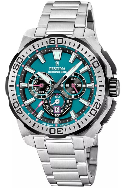 【ベルト調整無料】フェスティナ FESTINA F20724/6 クロノグラフ メンズ ウォッチ 腕時計 時計 20気圧防水