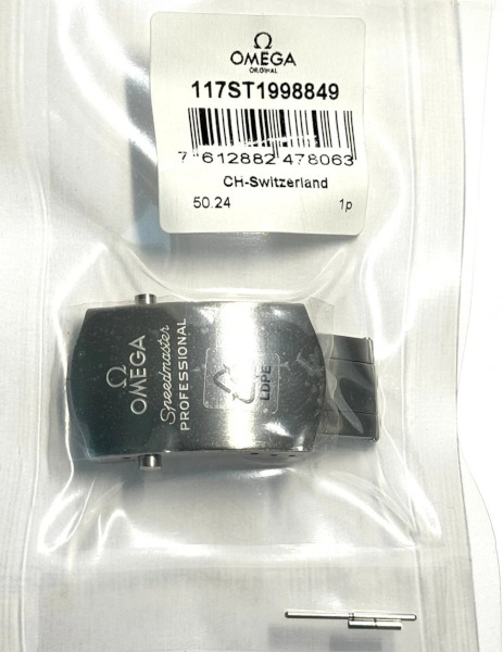 OMEGA ゼロ ウォッチ用ダンス楽隊 バックル 117ST1998849 ステンレス鋼 完全無欠品 1998/849【並行輸入品】