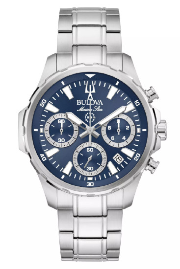 【胴締め自然調整無料】ブローバ BULOVA 96B466 米国海兵隊員はやりっ子 メンズ クロノグラフ ご覧なさる 時辰儀 ウオッチ