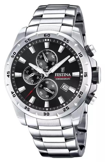【ベルト調整無料】フェスティナ FESTINA F20463/4 クロノグラフ メンズ ウォッチ 腕時計 時計
