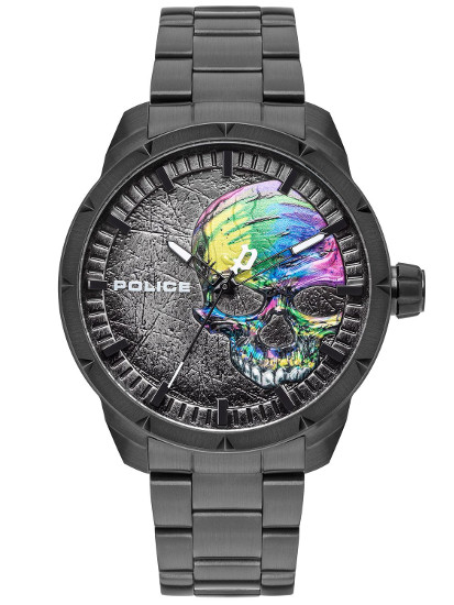 送料無料 ベルト調整無料 Police Pljsb 78m ポリス スカル メンズ ウォッチ 腕時計 爆売り Www Ape Deutschland De
