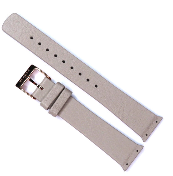 【純正ベルト】Skagen スカーゲン SKW3052 レザーバンド ストラップ 時計ベルト バンド ネジ式