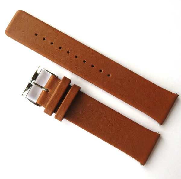 【純正ベルト】Skagen スカーゲン SKW6086 レザーバンド ストラップ 時計ベルト バンド 21mm スライド式バネ棒 工具不要