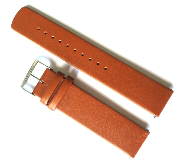 【純正ベルト】Skagen スカーゲン SKW6299 レザーバンド ストラップ 時計ベルト バンド 20mm スライド式バネ棒 工具不要