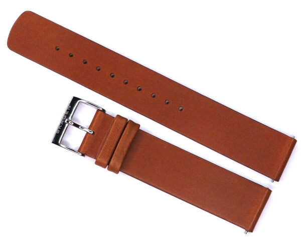 【純正ベルト】Skagen スカーゲン SKW6457 レザーバンド ストラップ 時計ベルト バンド 18mm スライド式バネ棒 工具不要｜StarMart