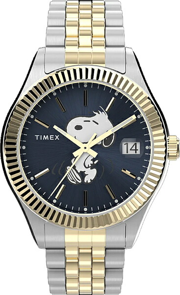 タイメックス スヌーピー 時計 ウォッチ 男女兼用 コンビカラー Timex TW2V47500