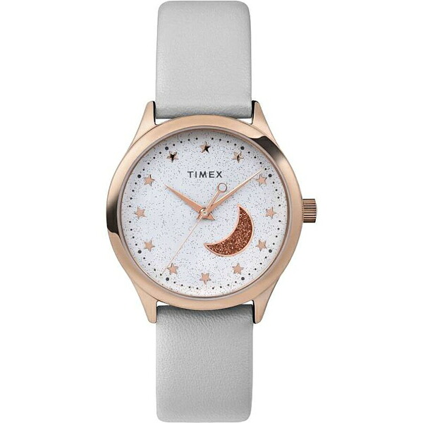 日本未発売 Timex タイメックス レディース ウォッチ 時計 ムーン スター 月 星 ローズゴールド｜StarMart
