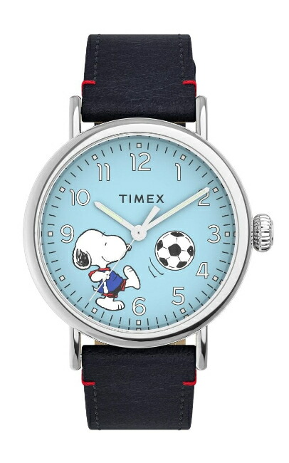 Timex タイメックス スヌーピー 時計 ウォッチ メンズ サッカー ブルー