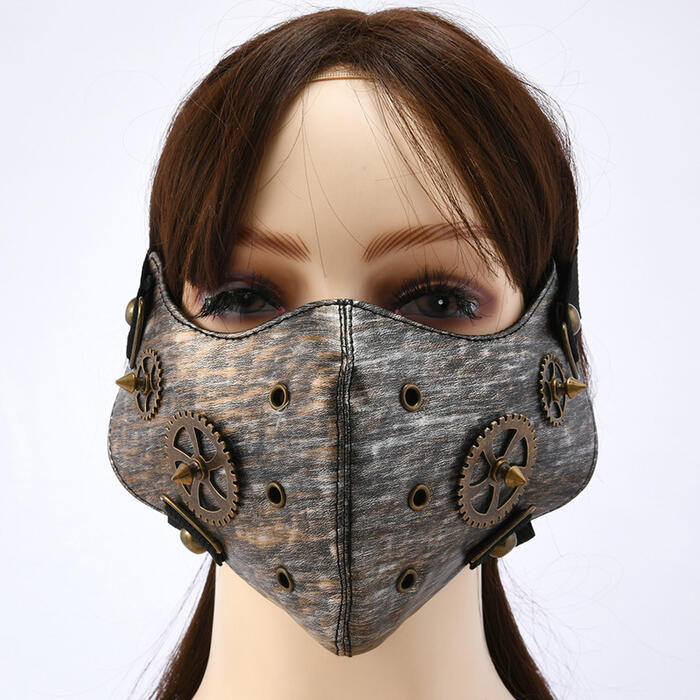 楽天市場】スチームパンク マスク パンク ロック 黒 ブラック ダーク