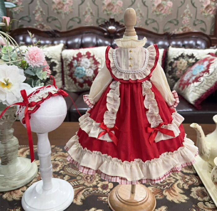 楽天市場】ドール服 ロリータ ワンピース ドレス ハンドメイド HD付 お