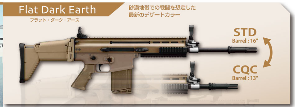 東京マルイ 次世代電動ガン SCAR-H Mk17 FDE サバイバルゲーム