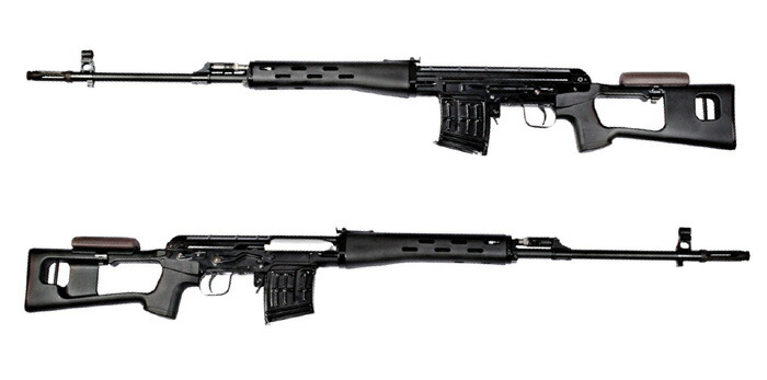 SVD ドラグノフスコープ A&K ドラグノフ SVD-S (Air) BK【UFCスコープ&バイポッドセット