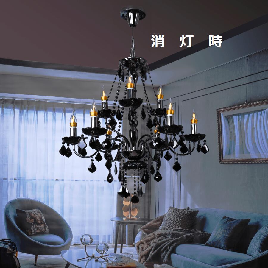 シャンデリア 送料無料 Led電球 モダン カフェ店舗リンピング適切 天井照明照明 アンティーク おしゃれ モダン インテリア 理想なイメージ シャンデリア 洋風シャンデリア アンティーク Led中型 シャンデリア ブラック 2段 9灯 簡易取付型 Neokimya Com