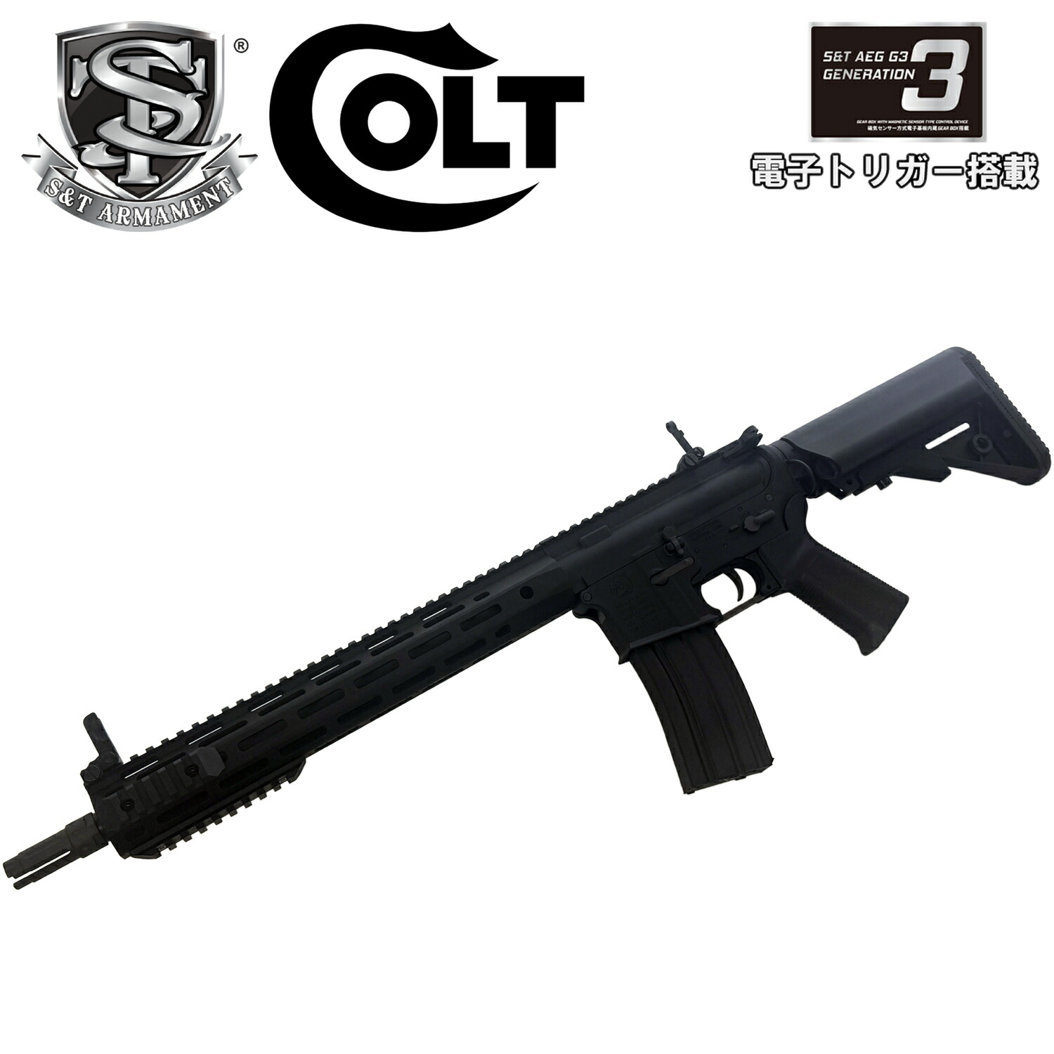 楽天市場】S&T M4 URX4 M-LOK 14.5インチ チャレンジャーライン G3電動
