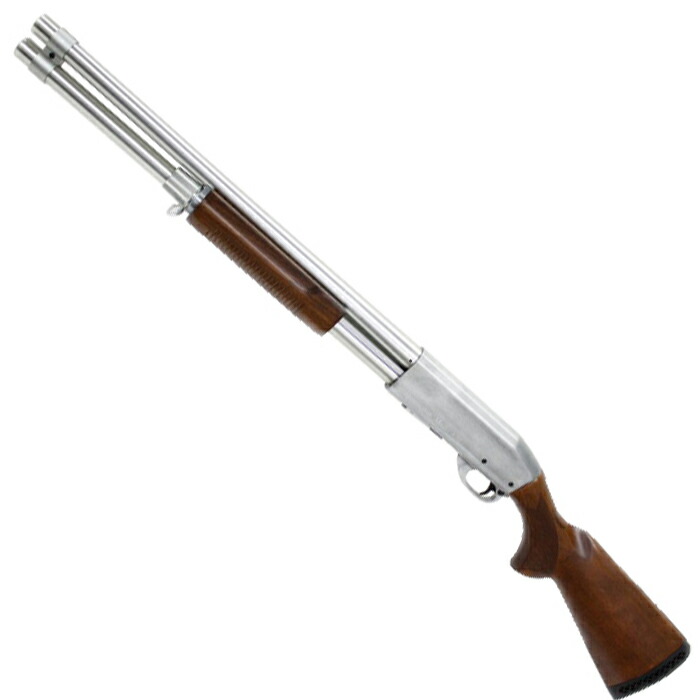 楽天市場】S&T M870 ミディアム リアルウッド エアーショットガンSV