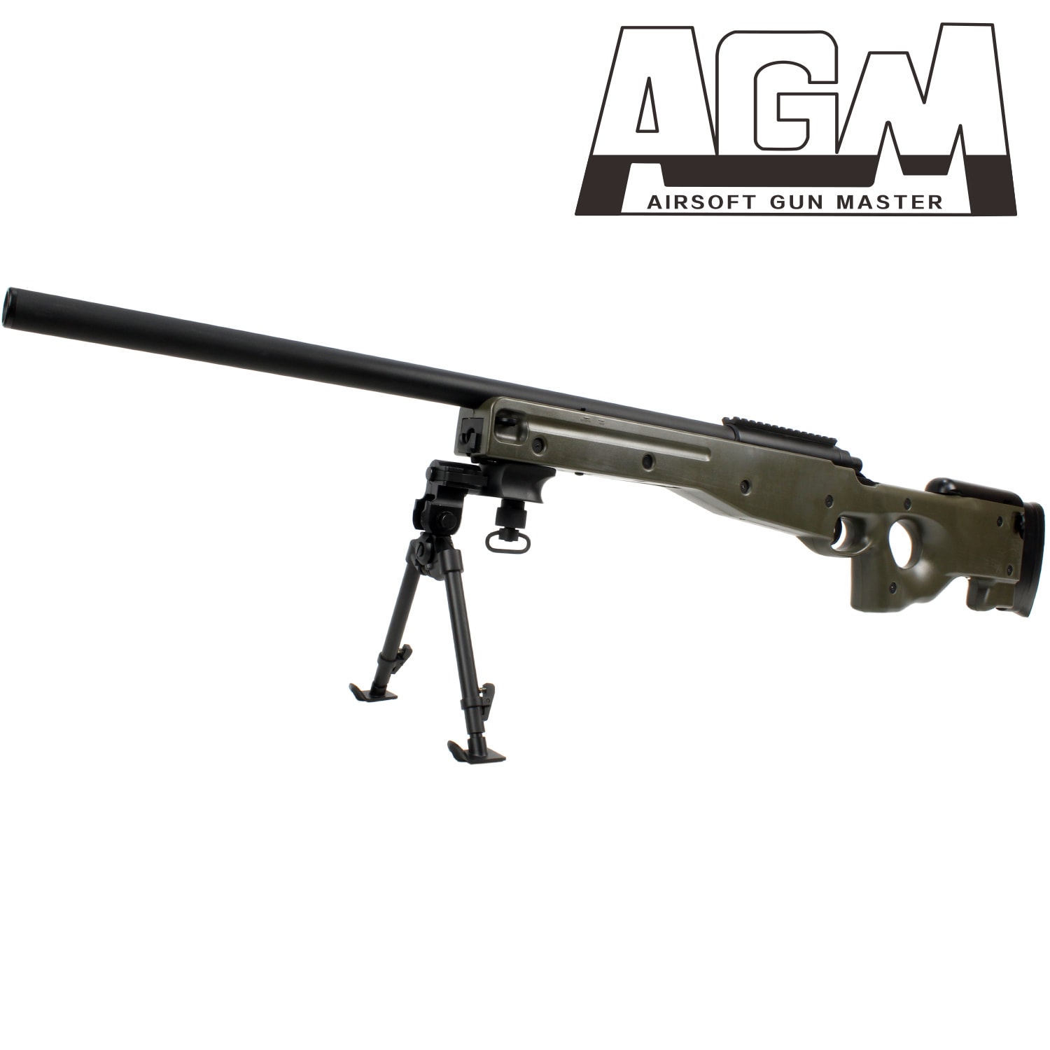 《お買い物フェア》<br>《お買い物フェア》【予備マガジンサービス】<br>AGM L96 エアコッキングライフル OD (バイポッド付属)