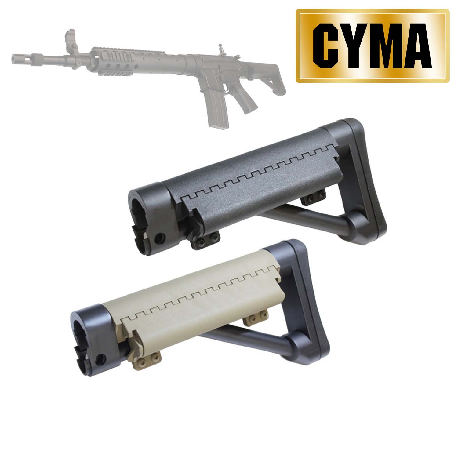 楽天市場】【マルイ M4シリーズに】G&P GP-COP014S Stubbyバット