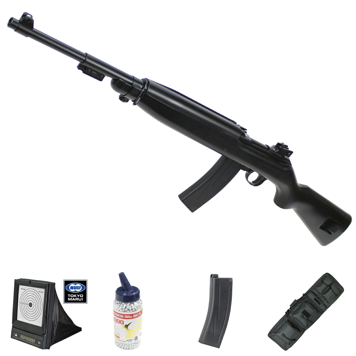 楽天市場】【本体セット】AGM M1カービン エアコッキングFW（3人分