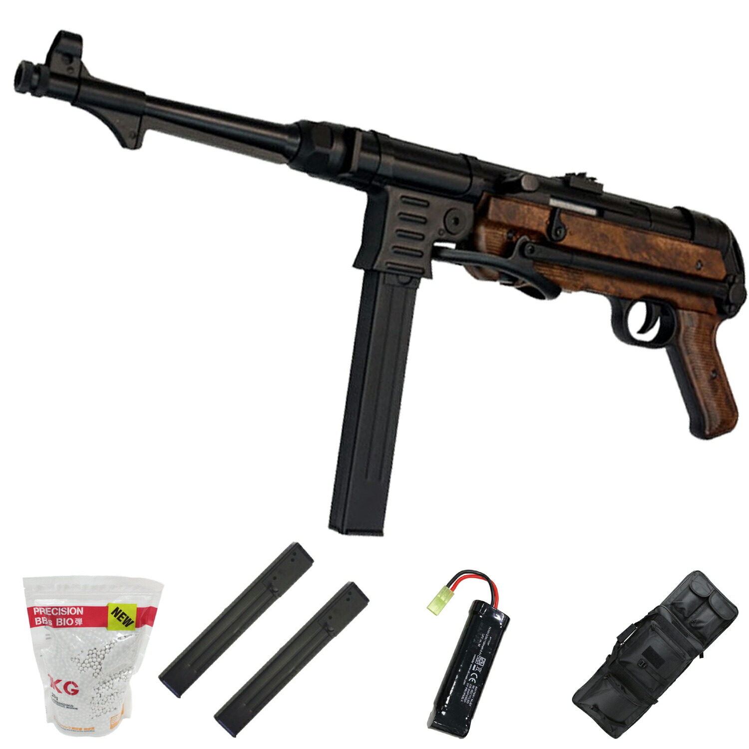 MP40 AGM東京マルイ マガジン マガジンポーチ スリングセット ドイツ国防軍 MP40 マガジンポーチ (中国製＆エスアンドグラフ製