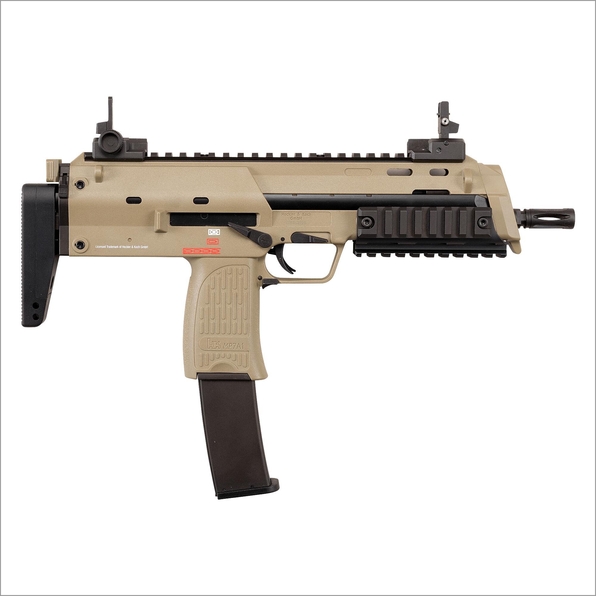 KSC MP7A1 タクティカル ガスブローバック TAN サバイバルゲーム