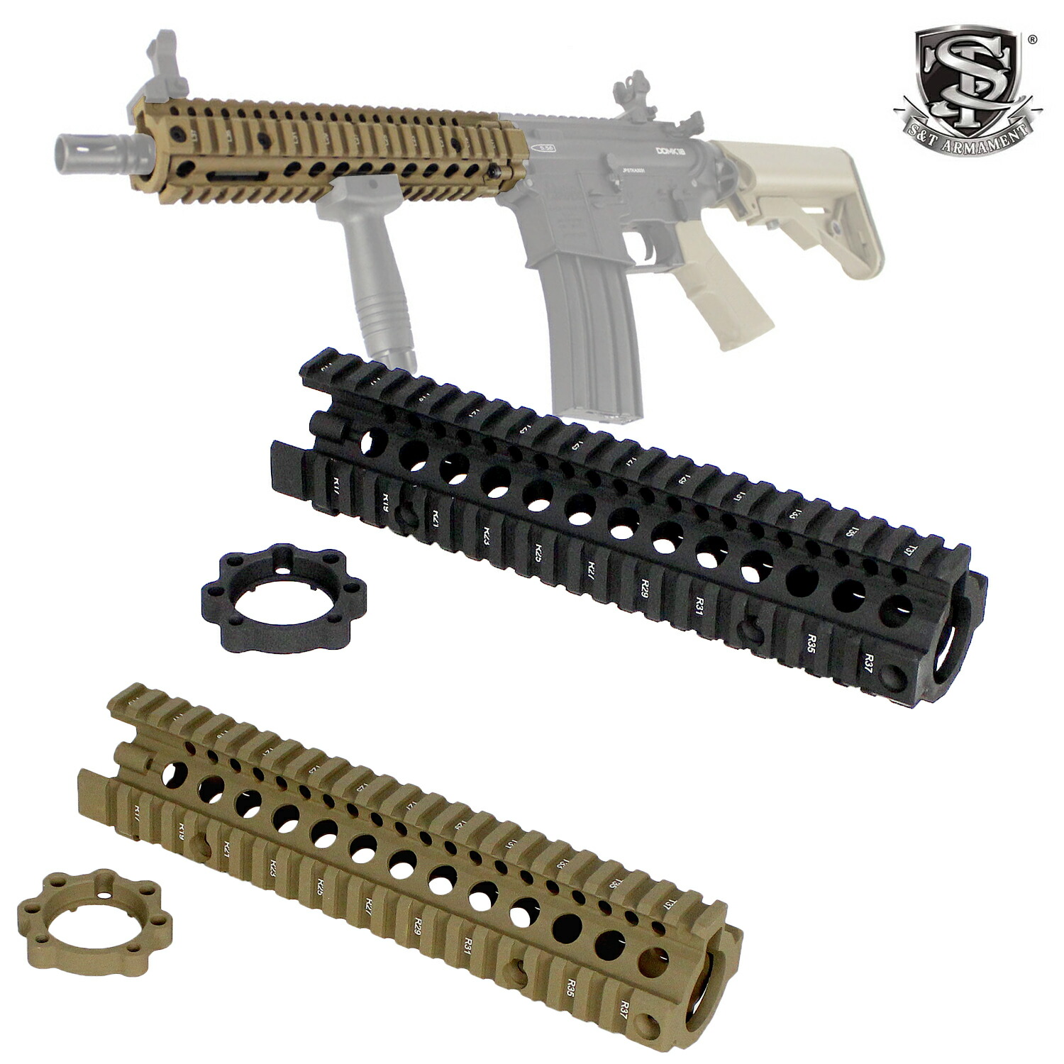 Airsoft Artisan DDタイプ RISIII 12.5インチ AIRSOFT97 本店通販部 / Airsoft Artisan Daniel Defense RISIII