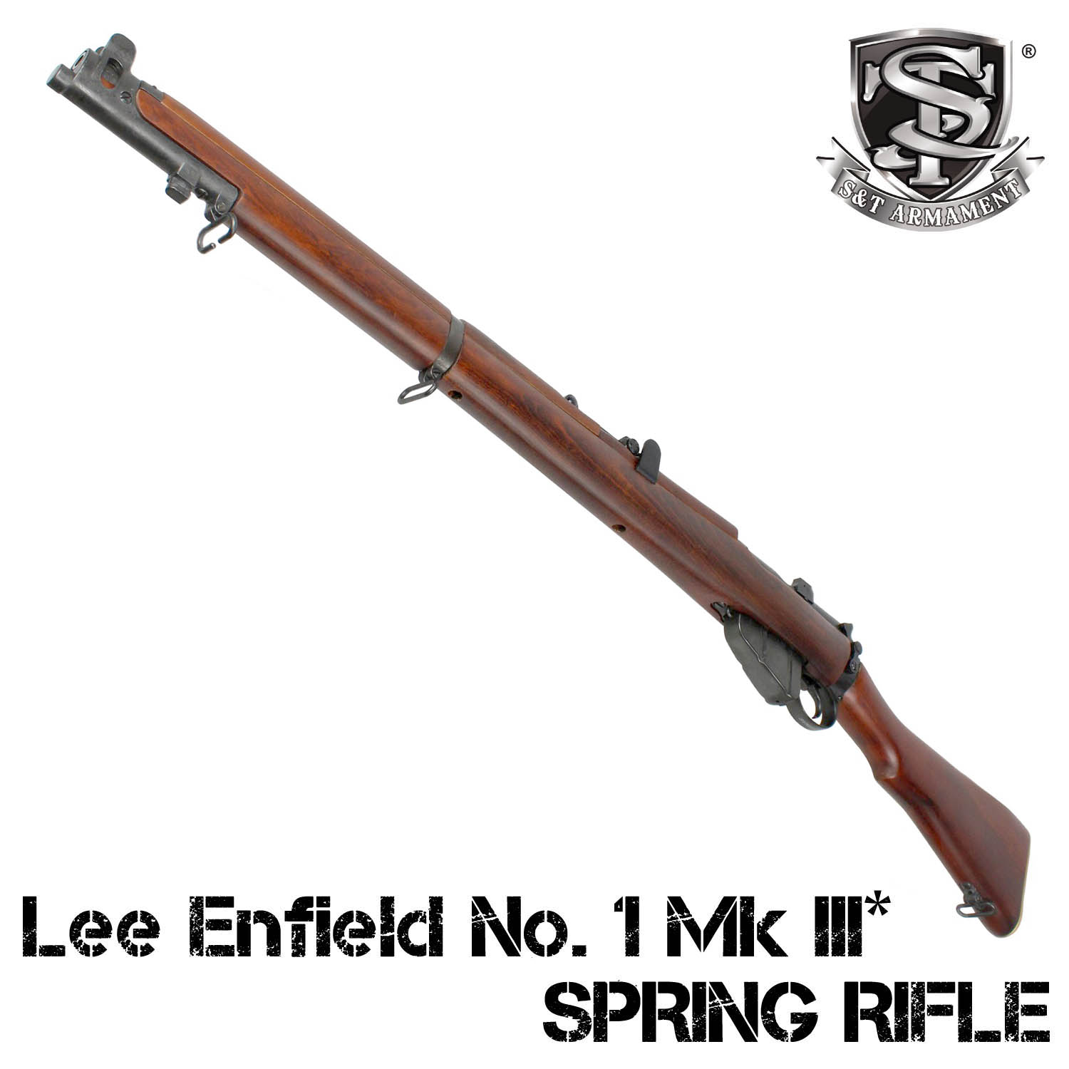 9月20日再入荷商品》ST Lee Enfield No. 1 Mk III エアーコッキングライフル リアルウッド 買得