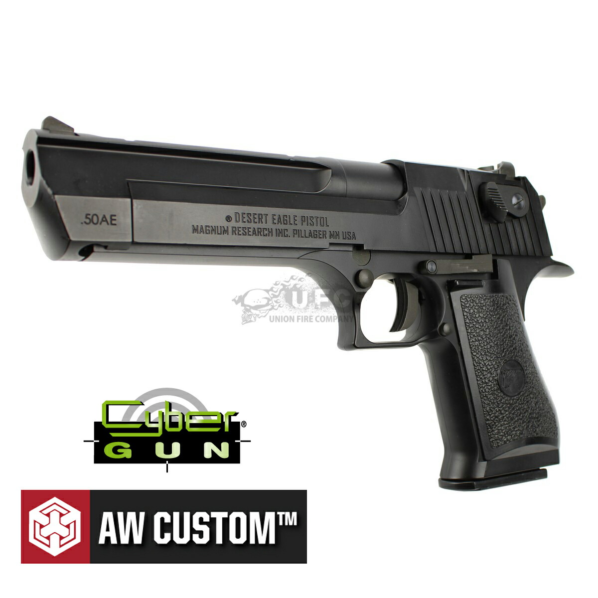 《5月14日再入荷》<br>AW/CYBERGUN DESERT EAGLE.50AE ガスブローバック BK