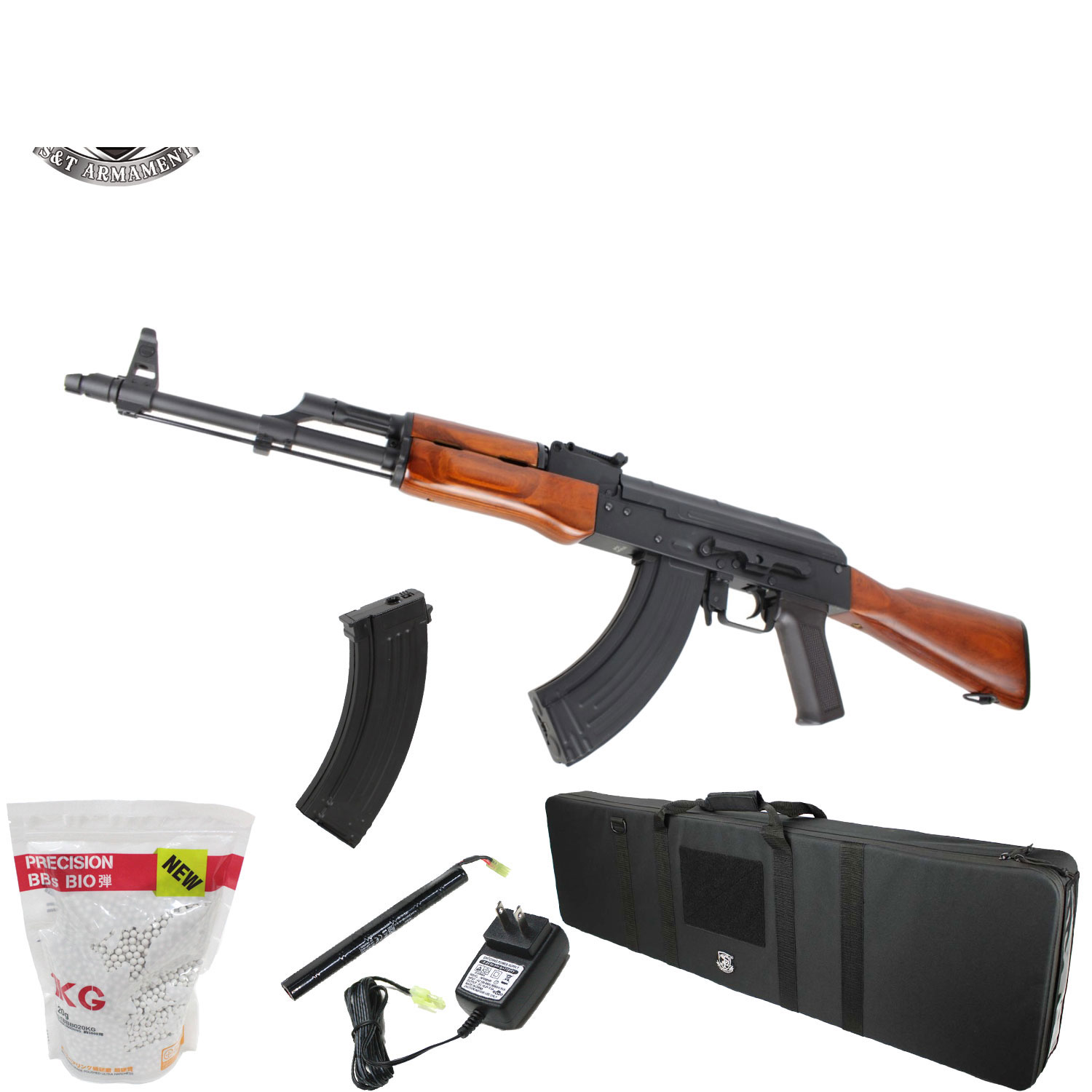 楽天市場】【本体セット】S&T AKMN フルメタル G3電動ガン リアル