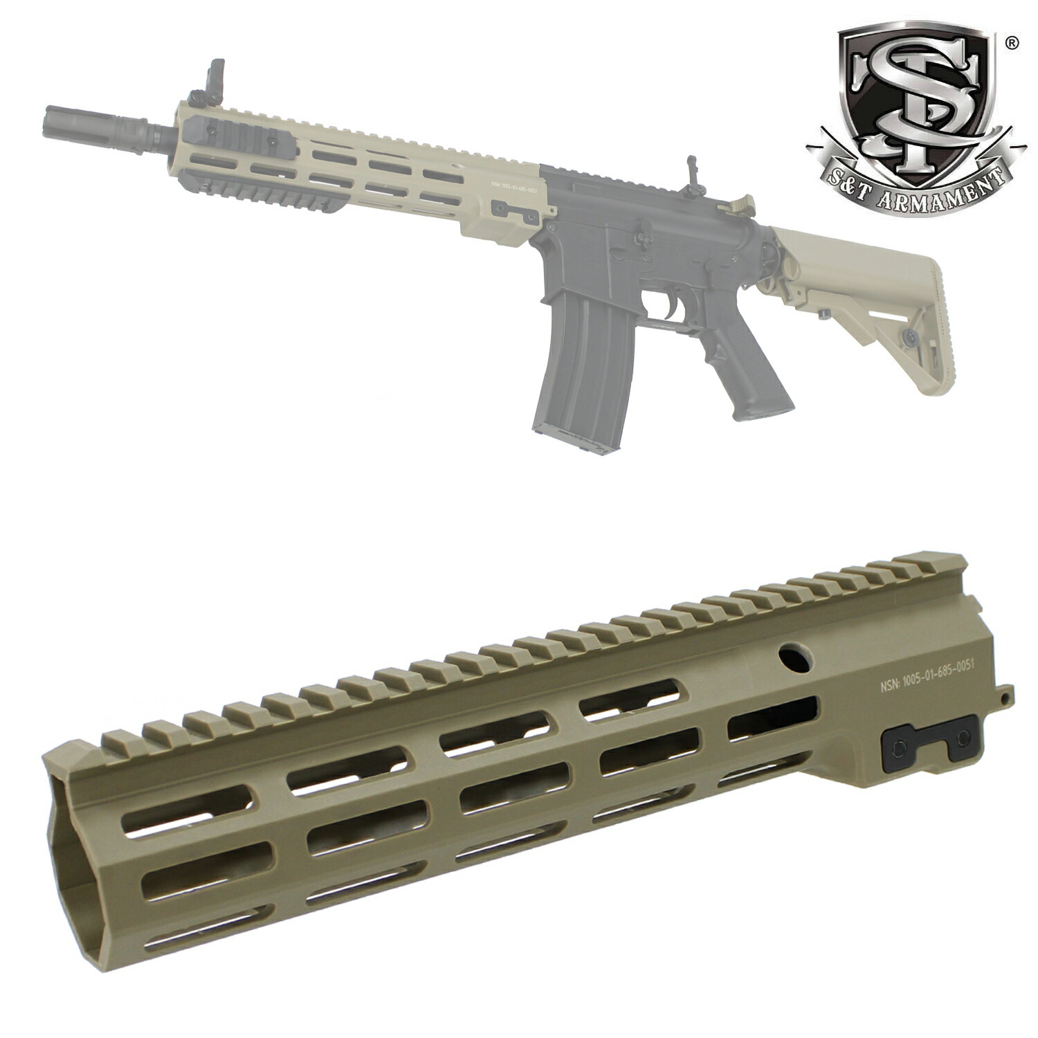 楽天市場】Airsoft Artisan Geissele(ガイズリー) Mk16タイプ
