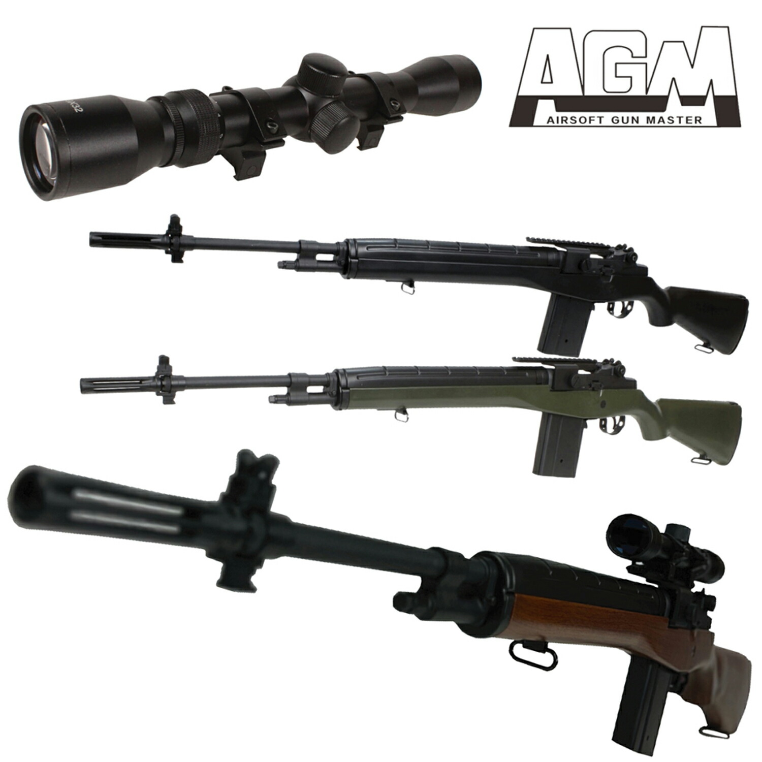 楽天市場】AGM M14 エアコッキング ロング OD : スカイスター