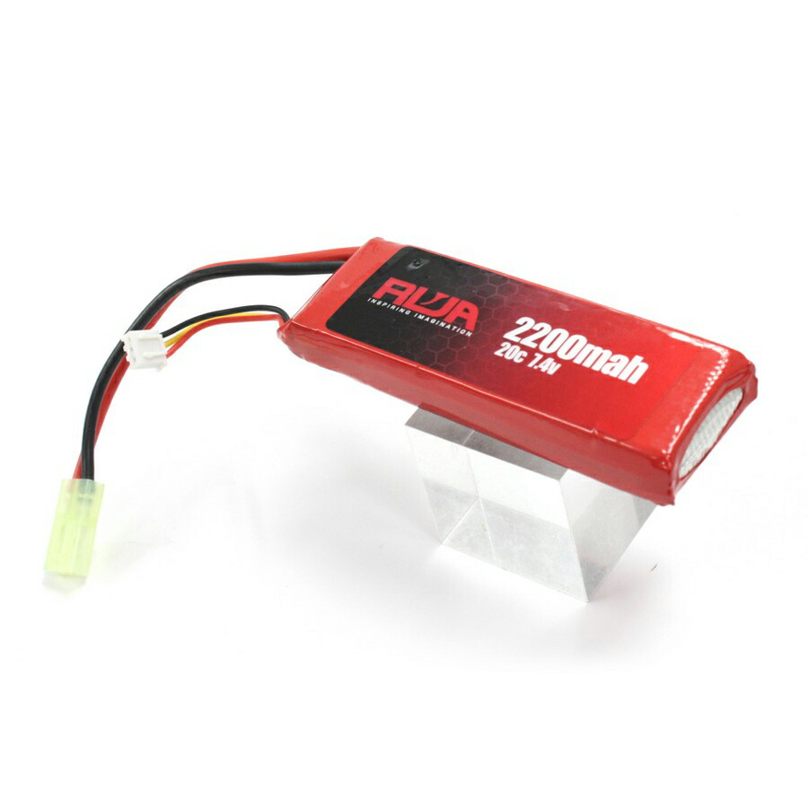 楽天市場】ST Lipo 7.4v 2200mAh ミニタイプバッテリー(16*33*102)(STLBY12) : スカイスター