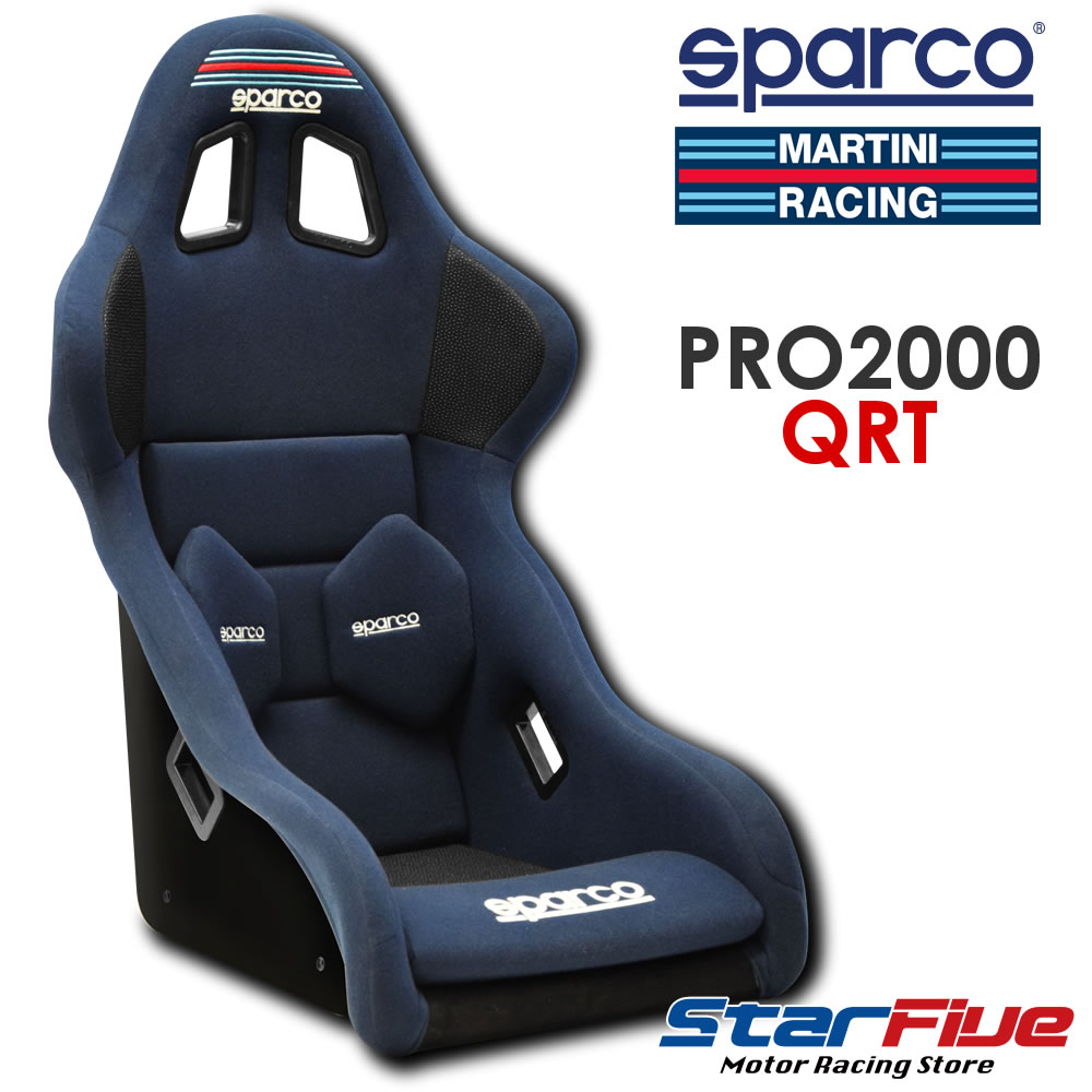 【楽天市場】スパルコ シート マルティーニレーシング フルバケットPRO2000 QRT グレー FIA公認 Sparco MARTINI  RACING : Star5 スターファイブ