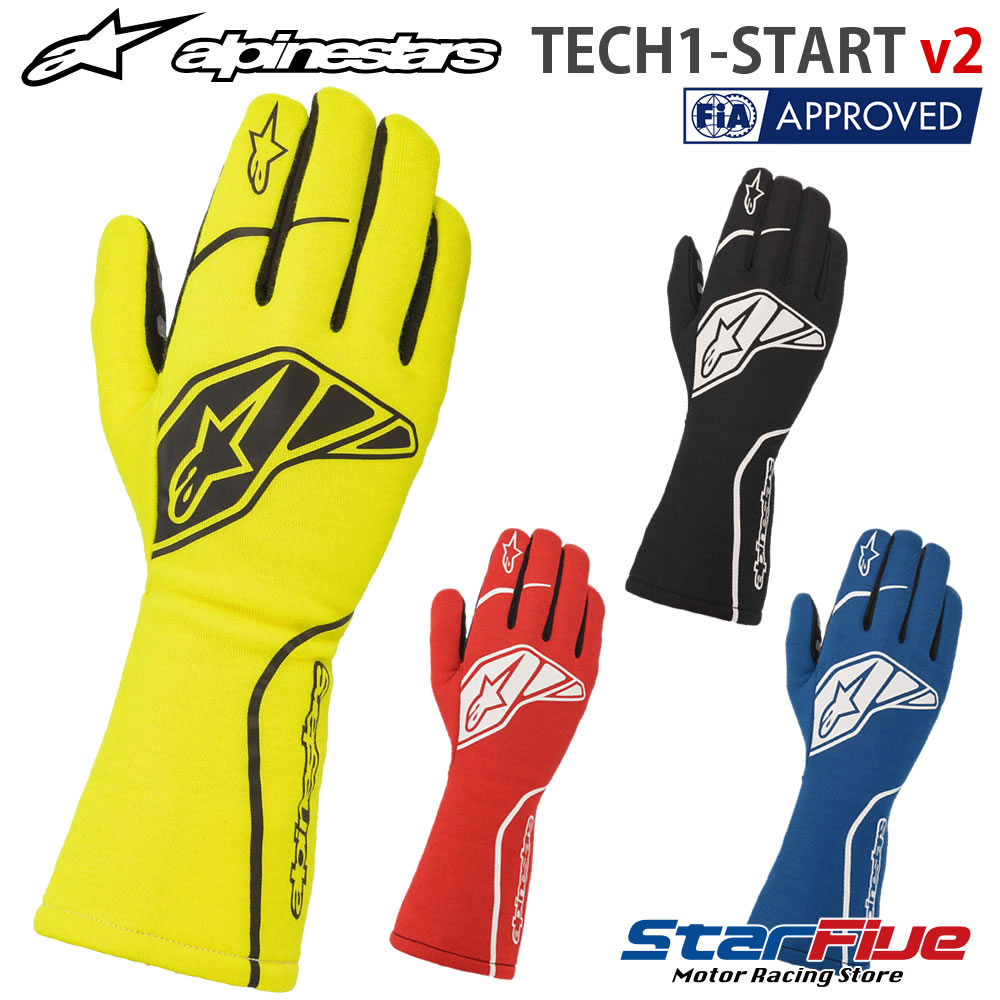 楽天市場】alpinestars/アルパインスターズ レーシンググローブ カート用 内縫い TECH1-K RACE v2 : Star5 スター ファイブ