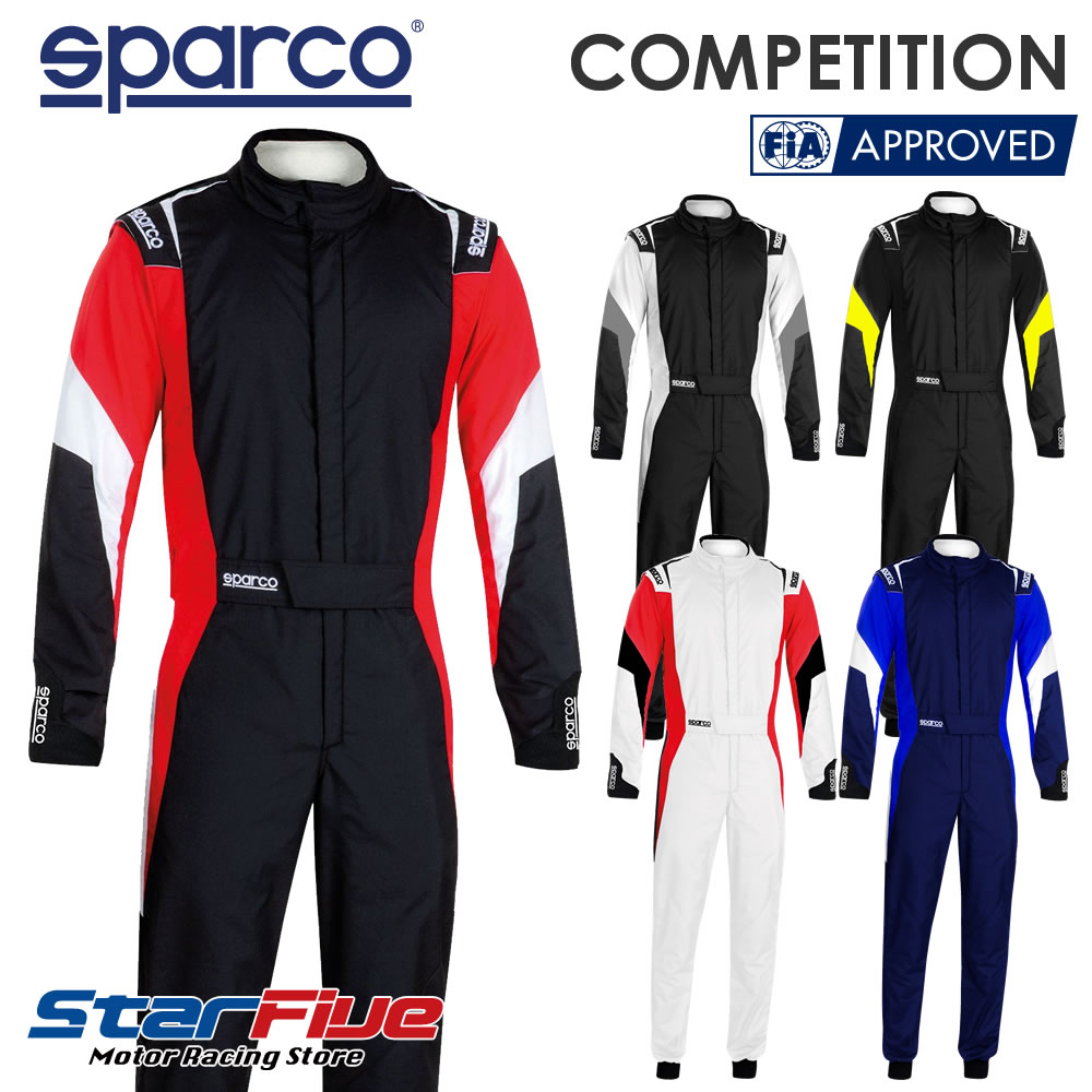 【楽天市場】スパルコ レーシングスーツ 4輪用 SPRINT（スプリント）FIA8856-2000公認 SPARCO : Star5 スターファイブ
