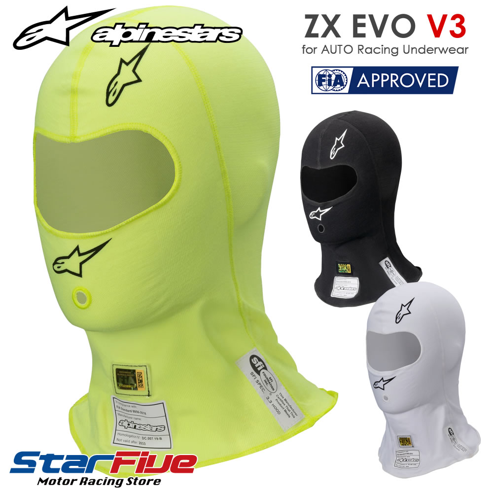 や 楽天市場】アルパインスターズ フェイスマスク 4輪用 ZX EVO V2