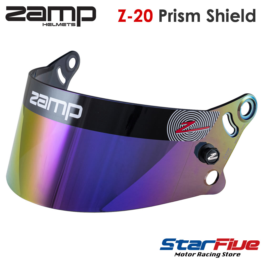 ZAMP HELMETS Z-20 Prism ミラーシールド パープルプリズム HASZ20PP ザンプヘルメット バイザー｜Star5 スターファイブ