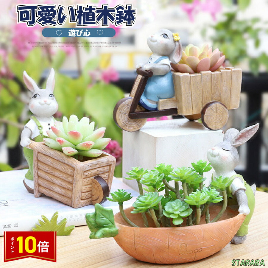 楽天市場】プランター 植木鉢 ミニ 不思議の国のアリス ミニポット