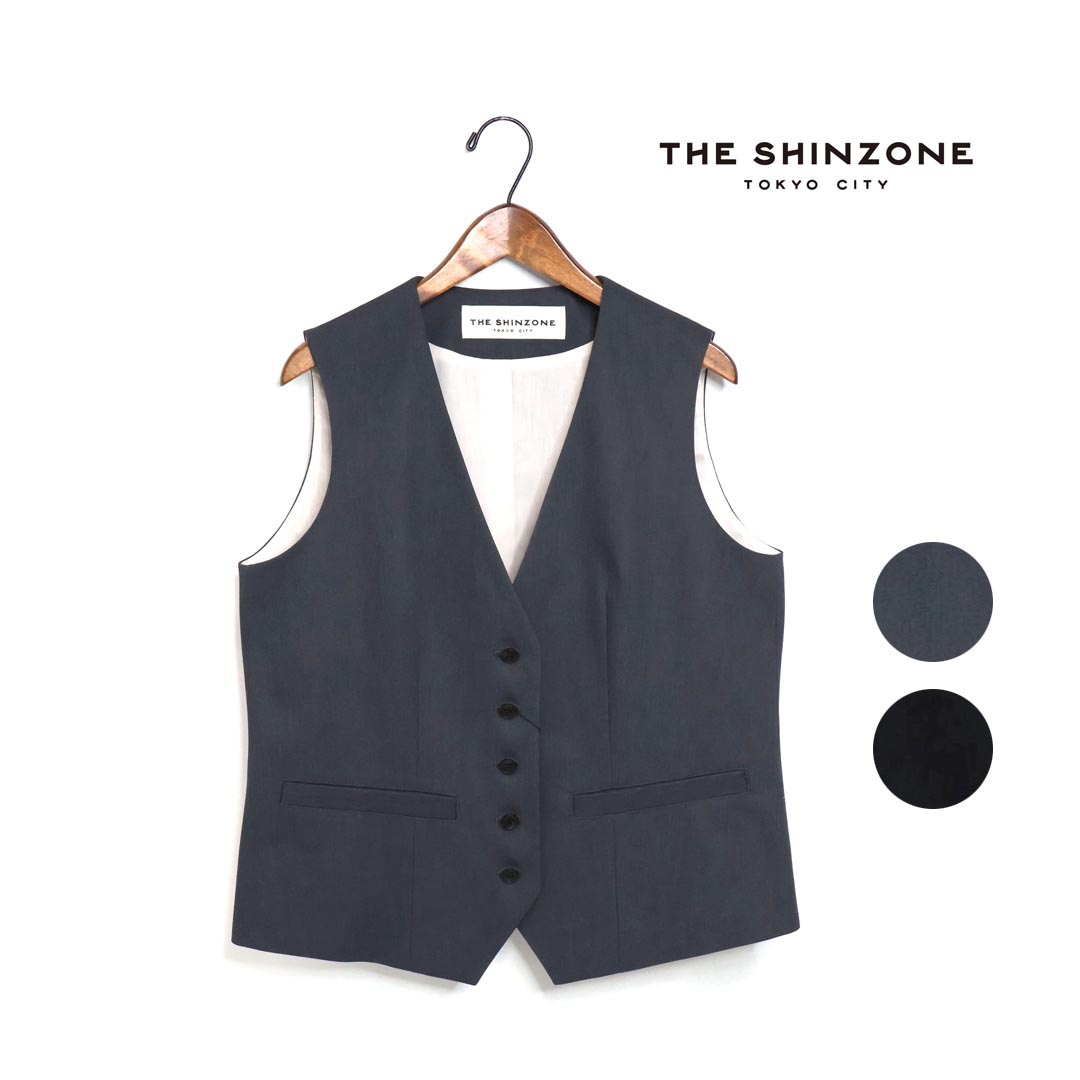 ☆【SALE】レディース THE SHINZONE ザ シンゾーン サマーギャバジンジレ 品番:25MMSJK02【30%OFF】【クーポン対象外】