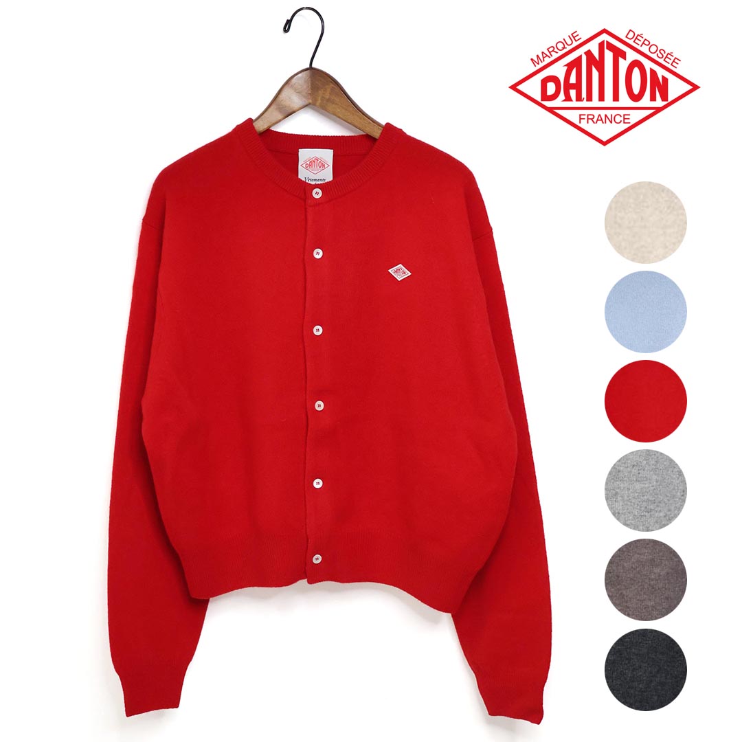 楽天市場】*レディース DANTON ダントン ラムウールクルーネックニット