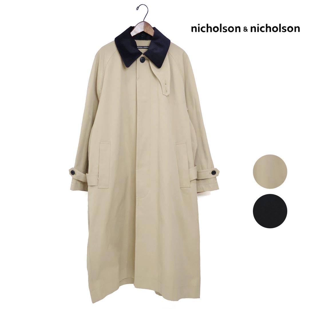【クーポン券別れ別れ！】☆☆【SALE】レディース nicholson\u0026nicholson ニコルソンアンドニコルソン 年寄りの自動自転車厚地の外套 品番：FIGARO-CHINO【30%OFF】