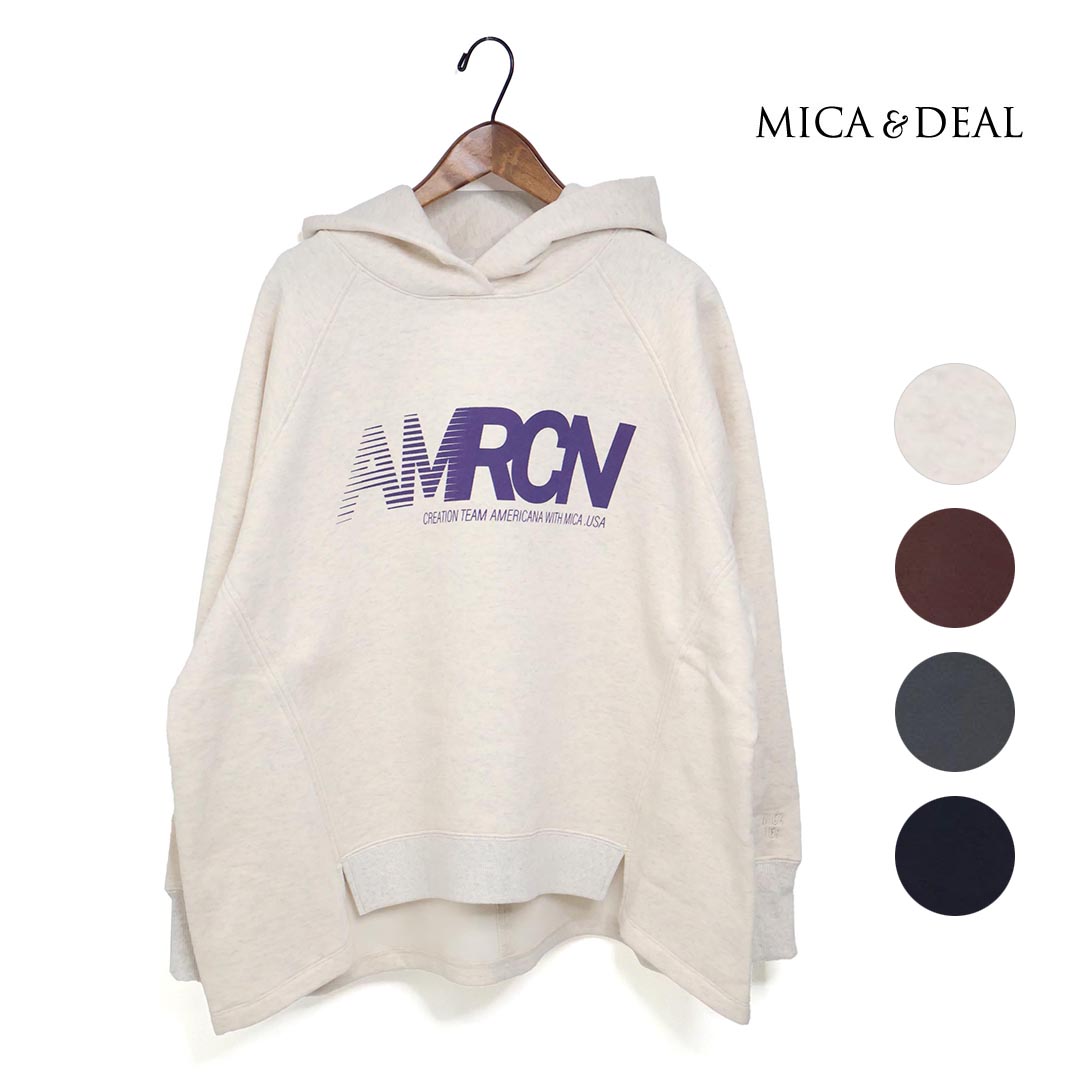 レディース MICA\u0026DEAL マイカアンドディール AMERICANA×MICA\u0026DEAL 15th ANNIVERSARY ロゴフードパーカー 品番:0125309273