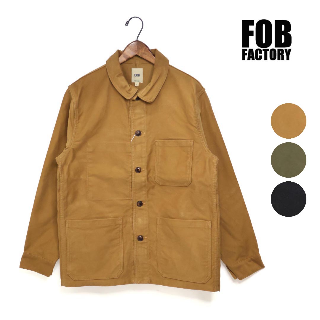 FOB FACTORY カバーオール　F2373 FOB FACTORY（FOBファクトリー） F2373 フレンチ モールスキン