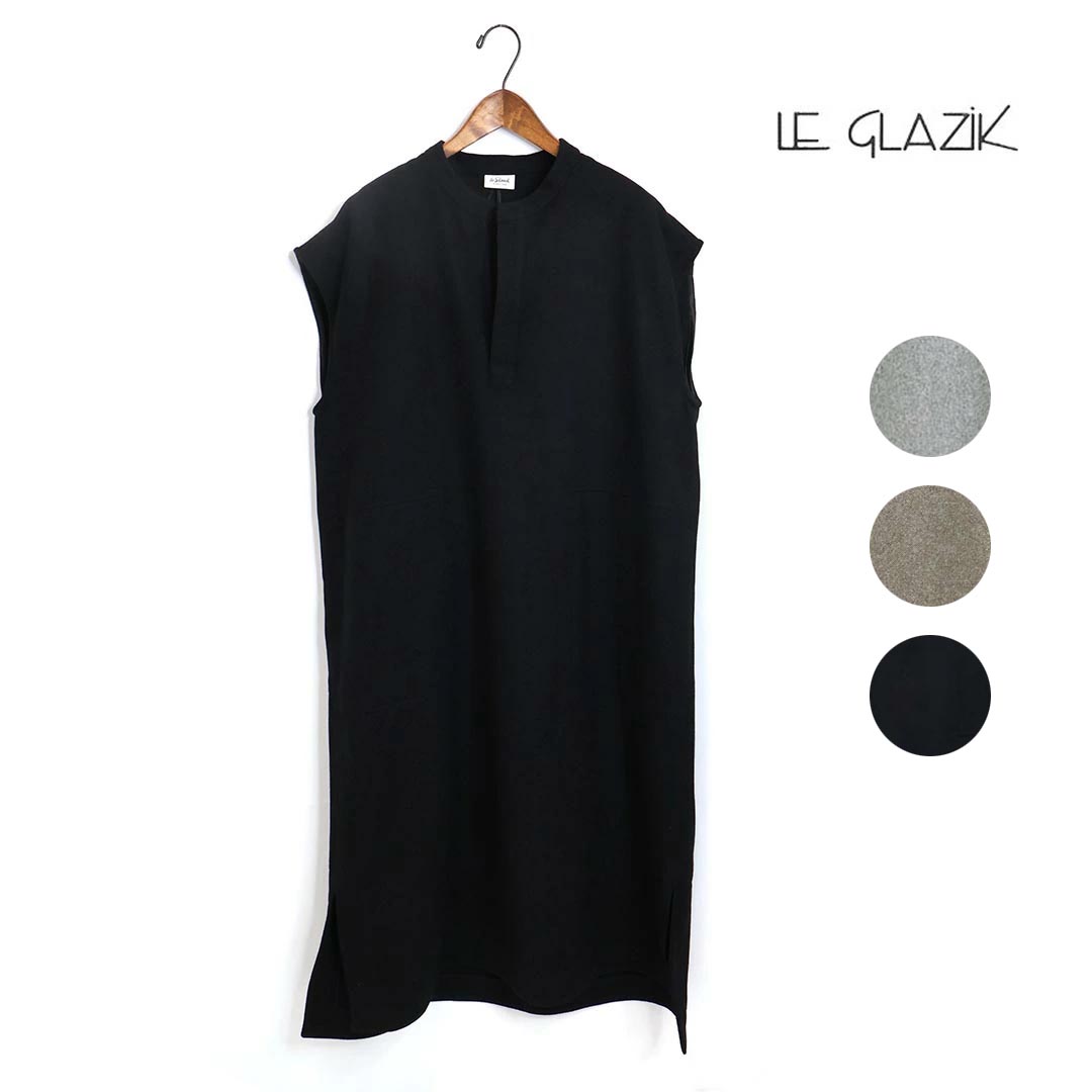 le glazik ルグラジック リネン ロングワンピース ブラック 36 楽天市場】ルグラジック Le Glazik リネンクロスノースリーブ
