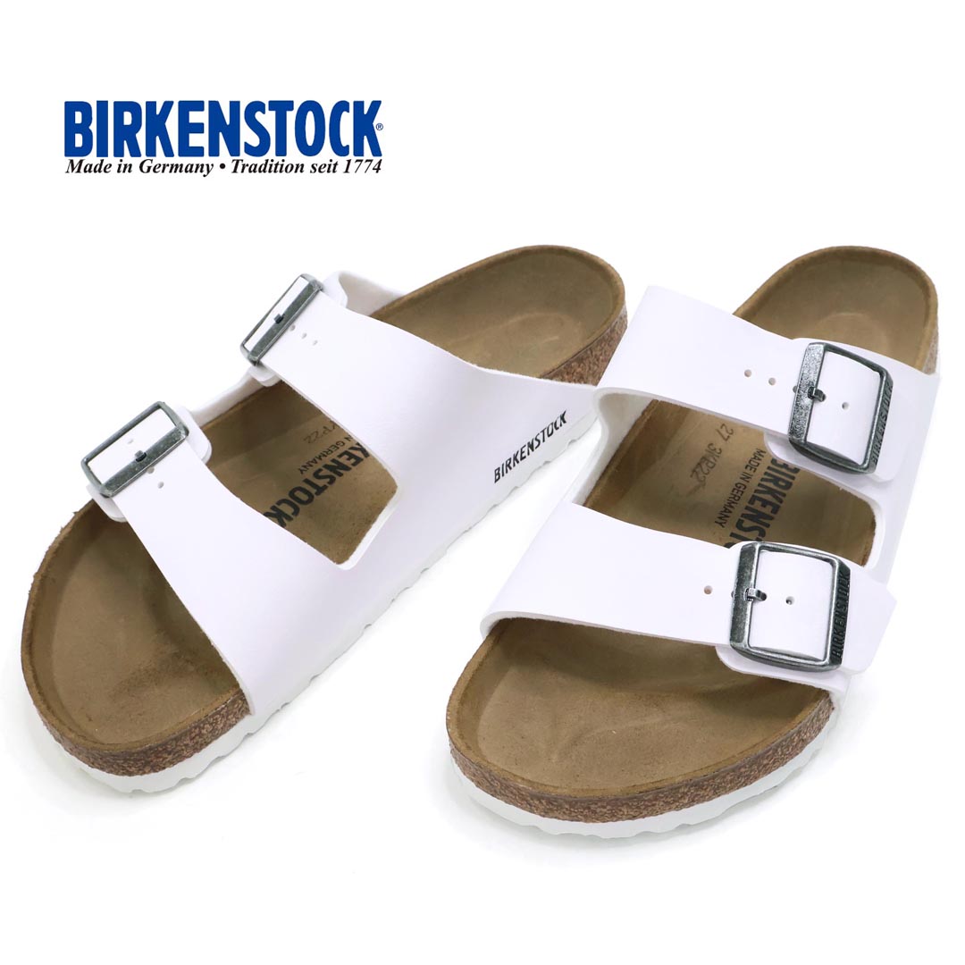 【クーポン配布！】*◆メンズ レディース BIRKENSTOCK ビルケンシュトック Arizona アリゾナ 品番：552683(幅狭) 552681(幅広) ホワイト【正規品】